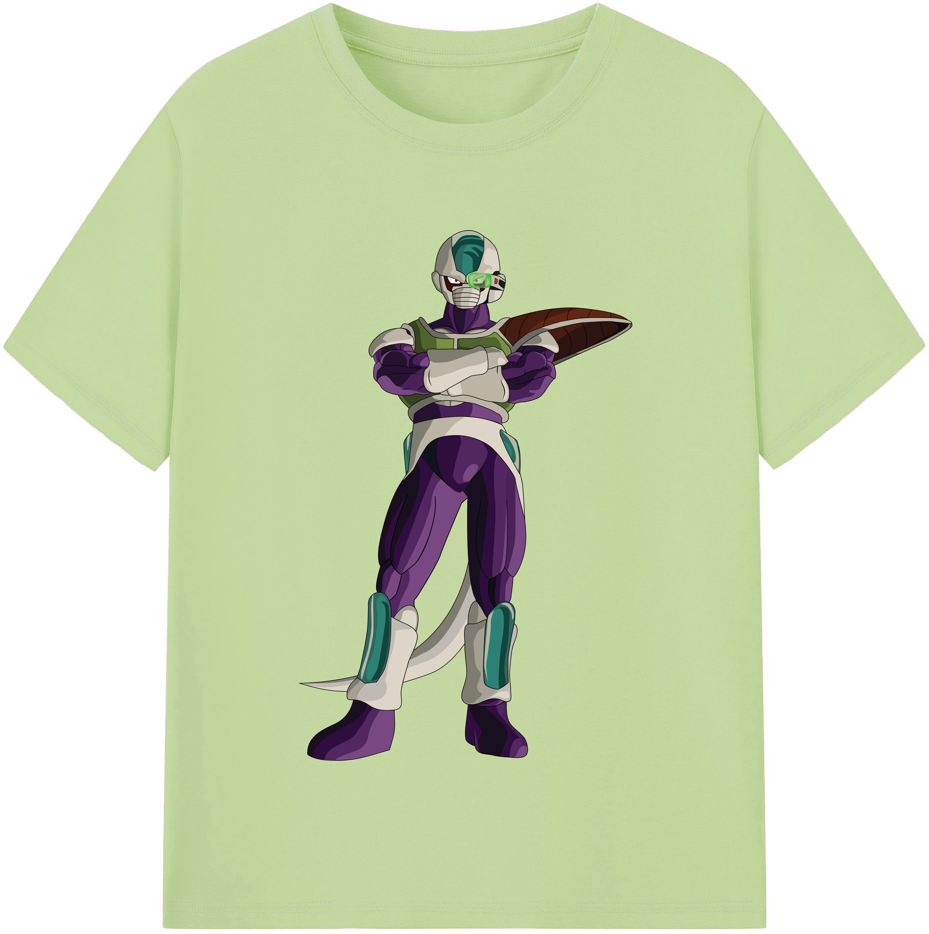 （画像用） ドラゴンボール フリーザ DRAGON BALL Frieza 綿100％半袖Tシャツ（フロントプリント）